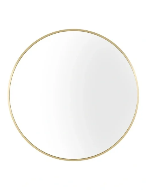 STACEY Aluminium Mirror 60cm In Champagne Gold -Home Décor Sales