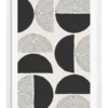 Profile Circle Lines Cluster Art Print A3 White Frame White Border -Home Décor Sales 995233150 1 720x928